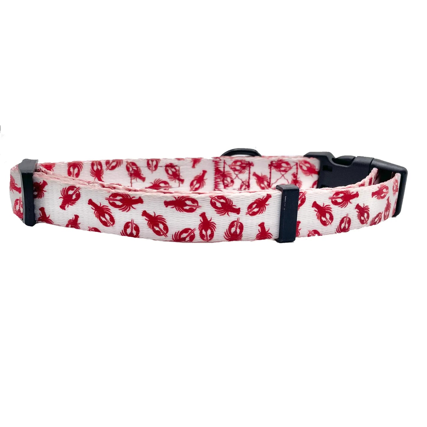 Lobster White Dog Collar
