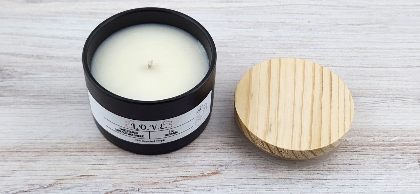 L.O.V.E. Scented 100% Soy Wax Candle - 3 Colors