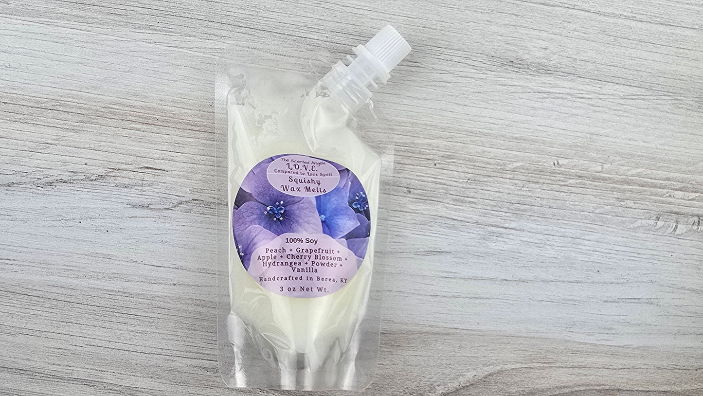 Love Spell Soy Wax Melts (Clamshells & Squeezable Wax)