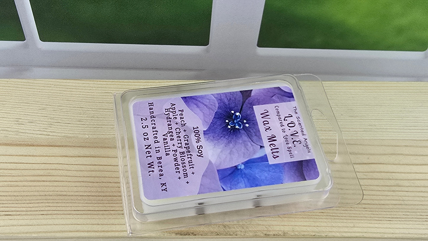Love Spell Soy Wax Melts (Clamshells & Squeezable Wax)