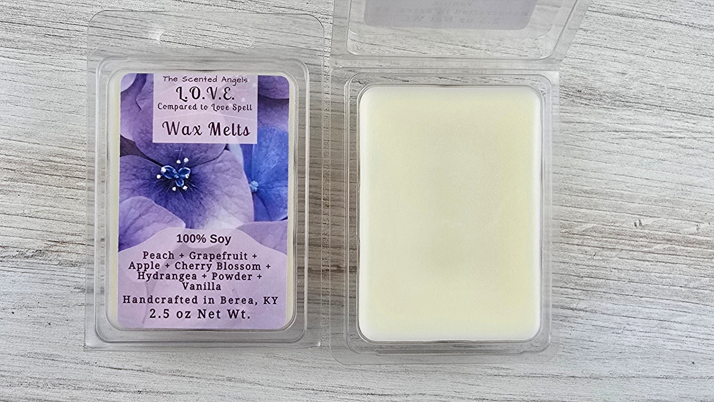 Love Spell Soy Wax Melts (Clamshells & Squeezable Wax)