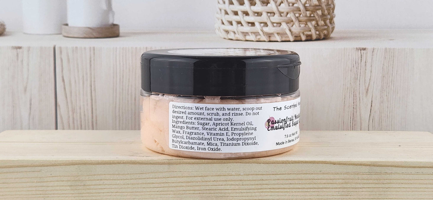 Luxurious Passionfruit Nectarine Emulsified Sugar Scrub