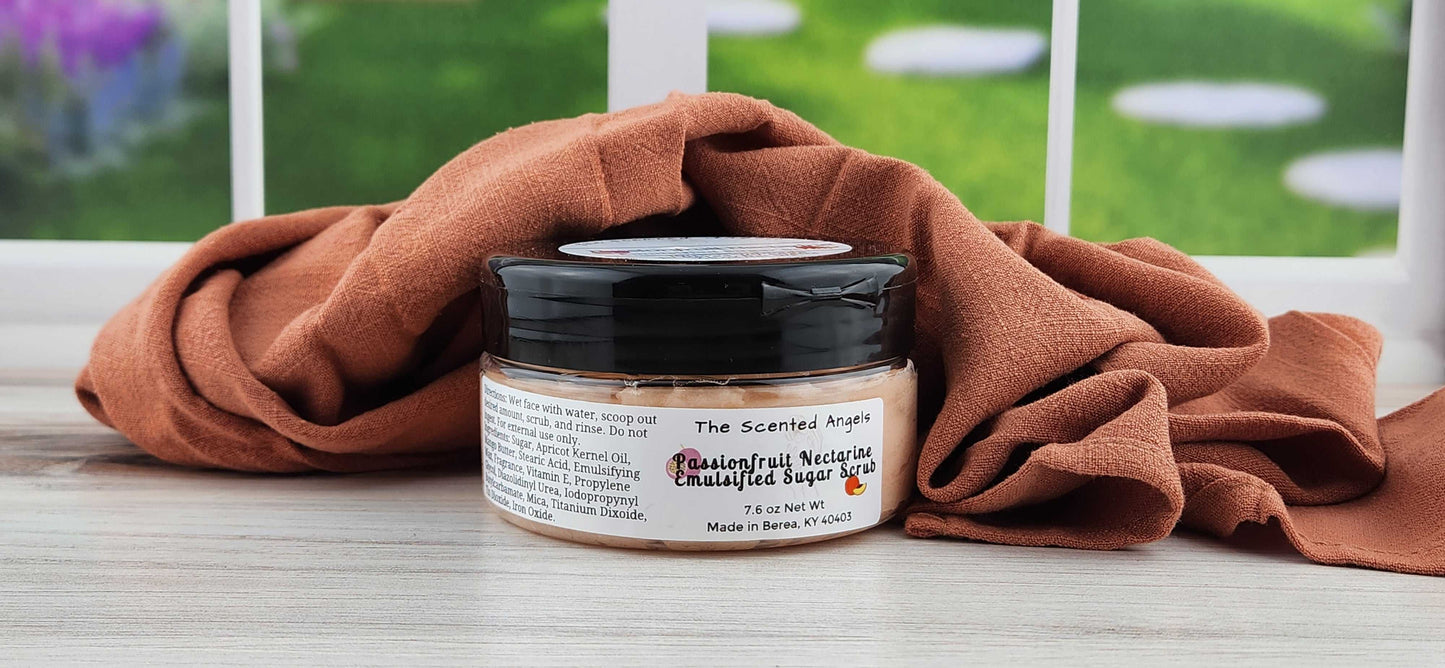 Luxurious Passionfruit Nectarine Emulsified Sugar Scrub
