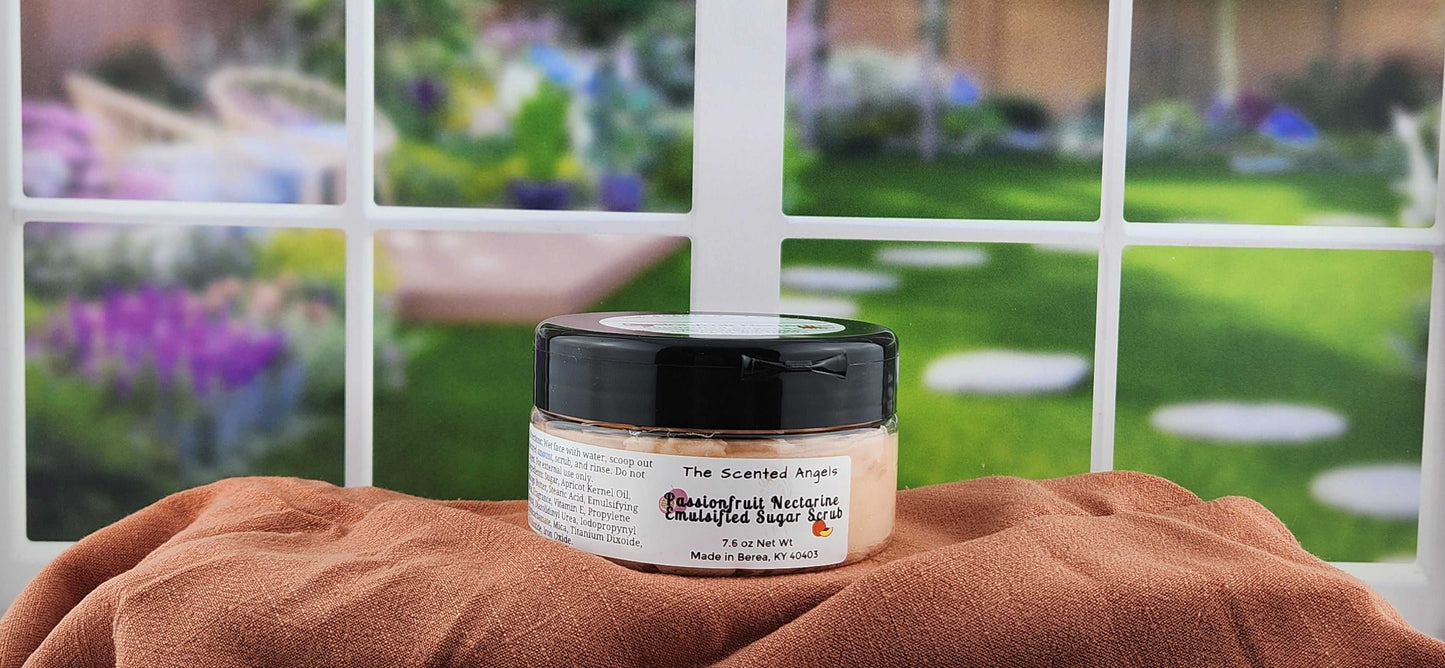 Luxurious Passionfruit Nectarine Emulsified Sugar Scrub