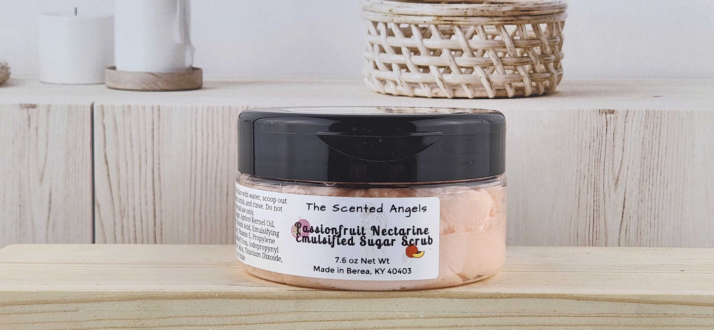 Luxurious Passionfruit Nectarine Emulsified Sugar Scrub