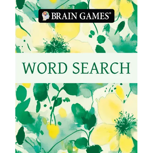 Brain Games - Take-Along - Word Search (Watercolor Floral Design)