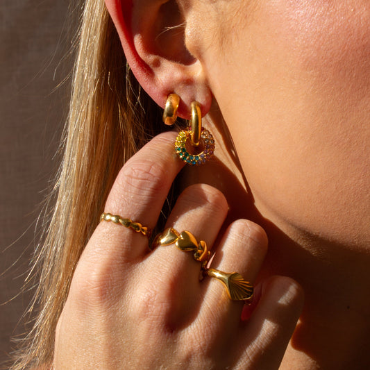 Puffy Hearts Ring
