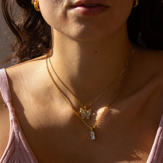 Vanessa Butterfly Necklace - 🆕 New Arrivals, All Products, Products from Caris Jewelry, 👗 Apparel + Accessories, 👗 Jewelry - Little Red General Store
