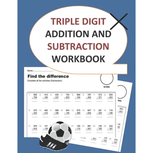 triple digit addition and subtraction workbook