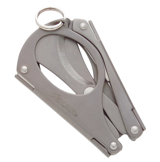 XIKAR® MTX Multi-tool Cigar Scissor Cutter - Bead Blast