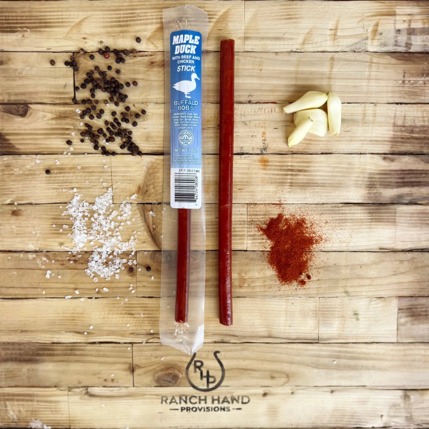 Duck Jerky Stick (Maple-Flavored)