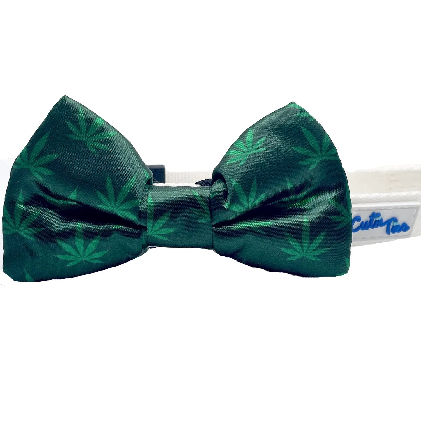 Mary Jane Marijuana Dog Bow Tie