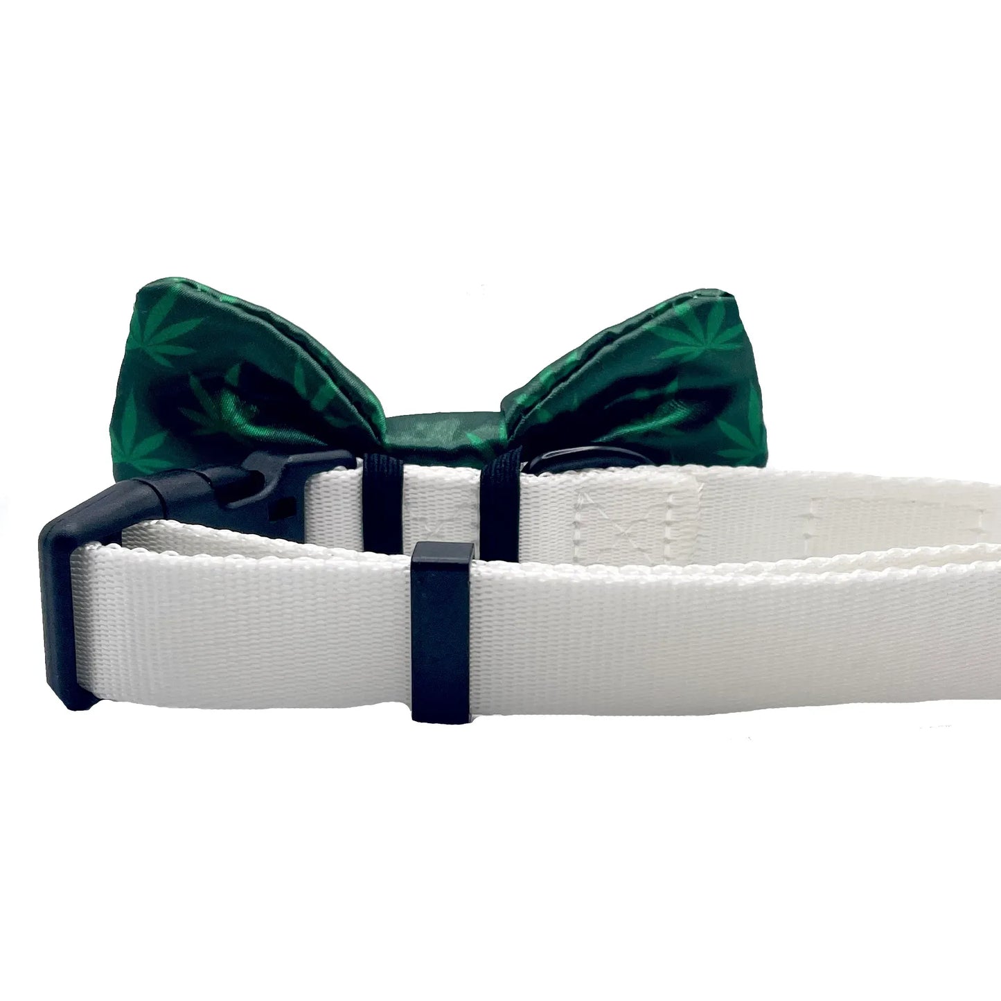 Mary Jane Marijuana Dog Bow Tie