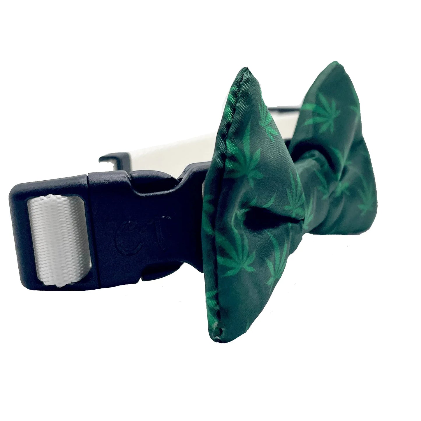 Mary Jane Marijuana Dog Bow Tie