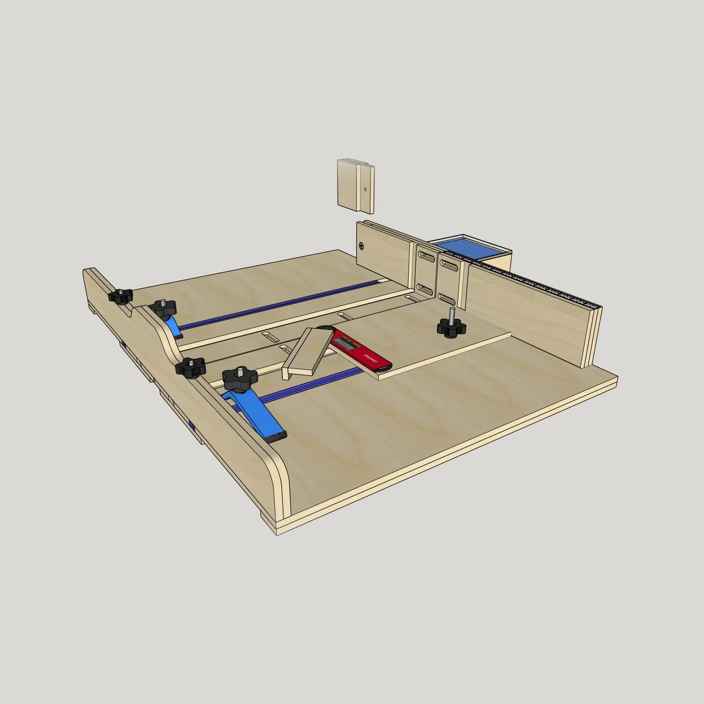 FLAGSHIP TABLE SAW SLED PLANS - Full Size