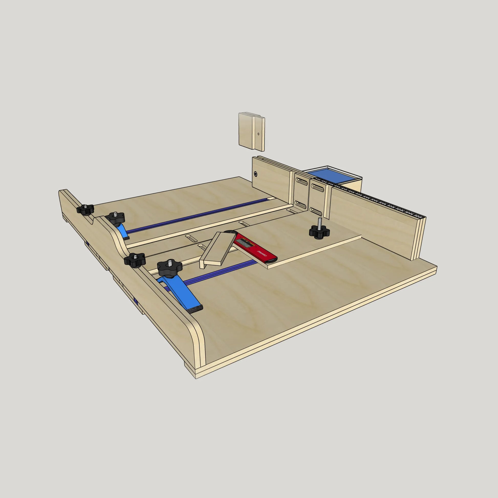 FLAGSHIP TABLE SAW SLED PLANS - Full Size