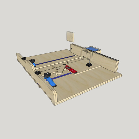 FLAGSHIP TABLE SAW SLED PLANS - Full Size