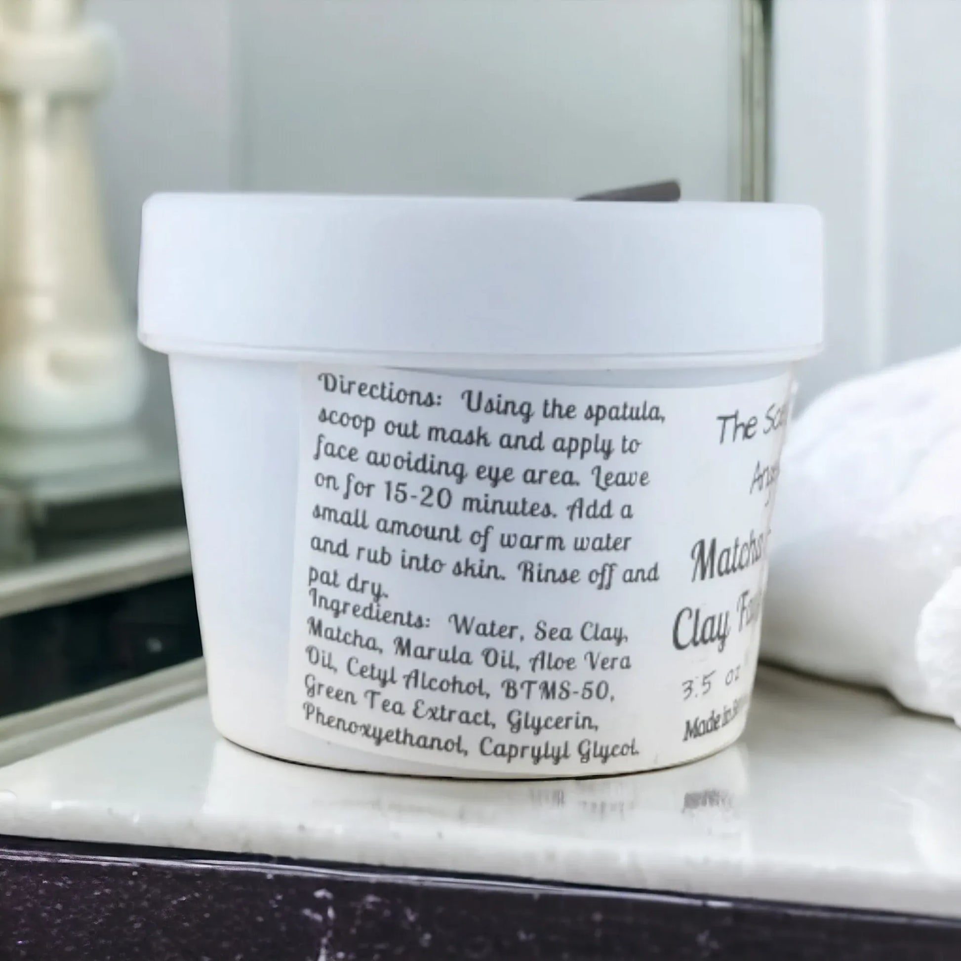 Matcha & Sea Clay Face Mask