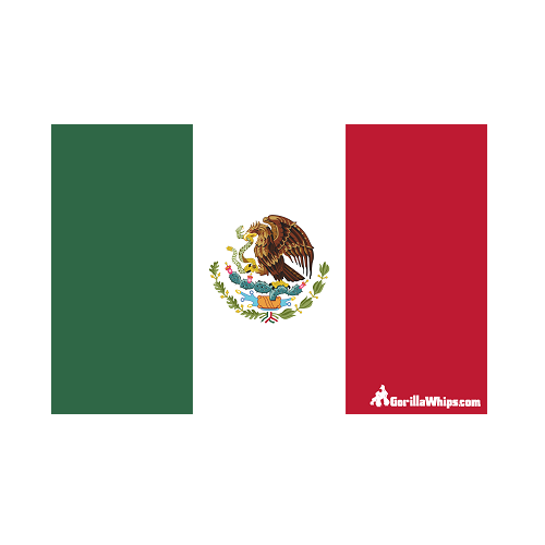 Mexico Flag 3x5 Grommet Whip Flag