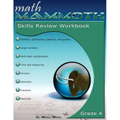 Math Mammoth Grade 4 Skills Review Workbook