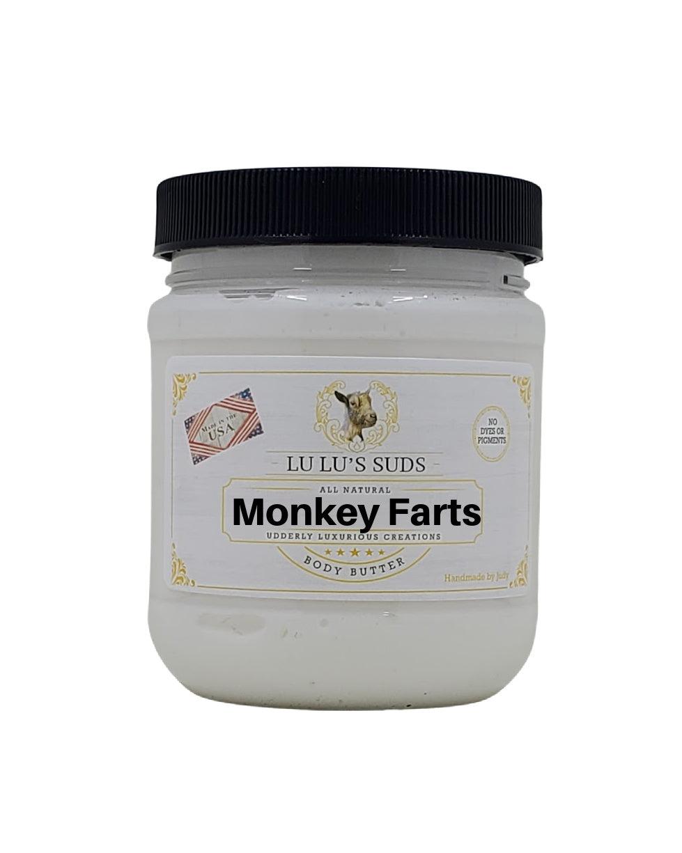 Monkey Farts Coconut Shea Body Butter 8 oz.