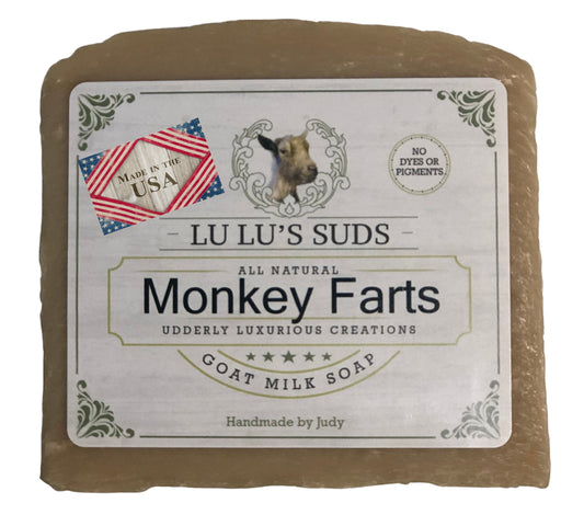 Monkey Farts Goat Milk Soap 5 oz.