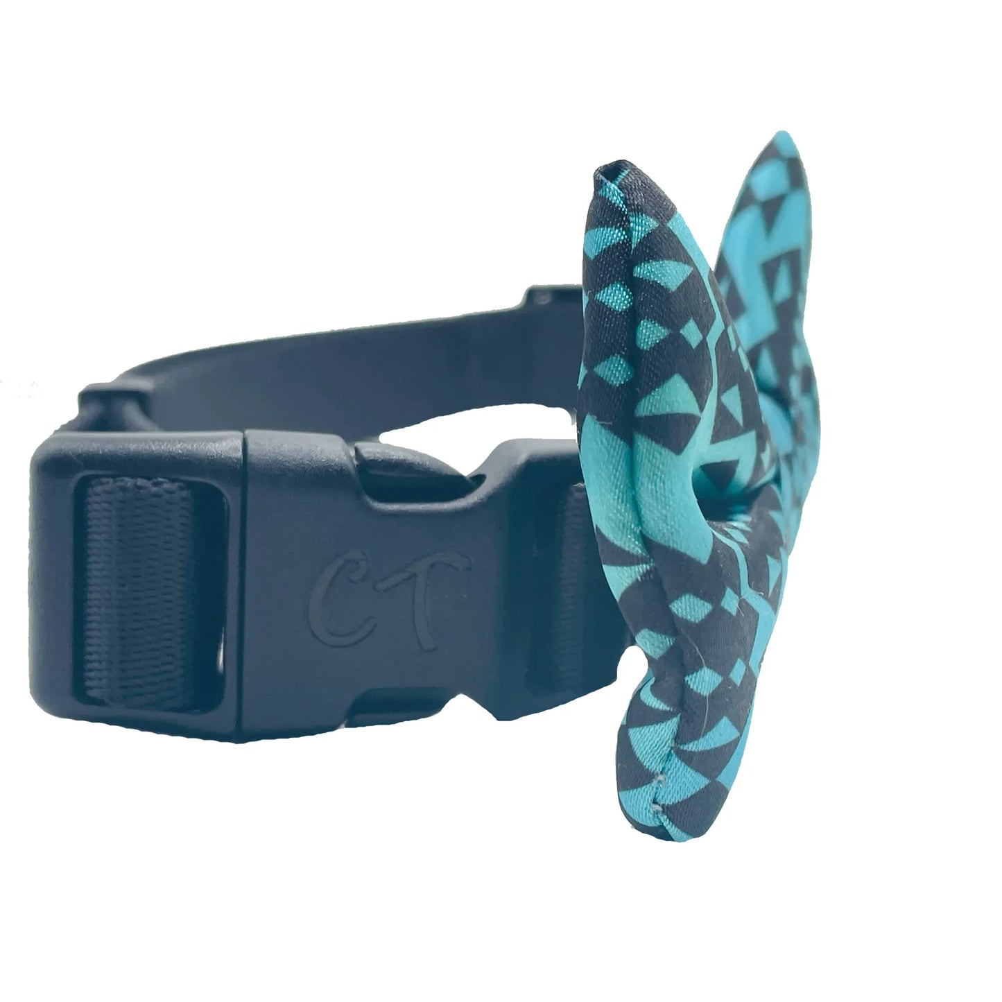 My Tribe Turquoise Dog Bow Tie