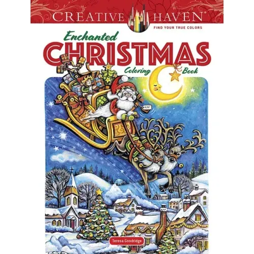 Creative Haven Enchanted Christmas Coloring Book
