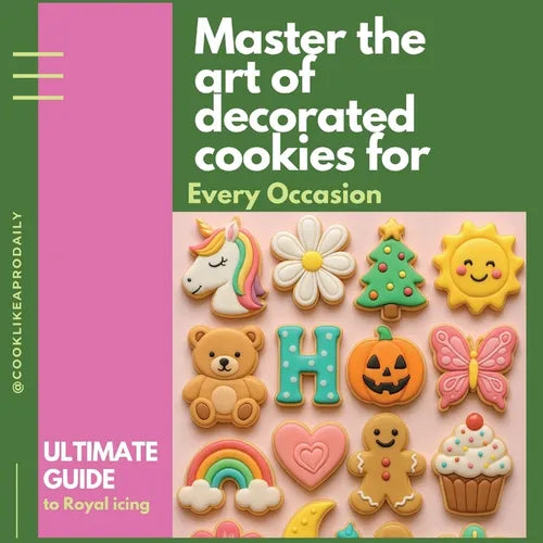 Master the Art of Decorated Cookies: The Ultimate Guide to Royal Icing for Every Occasion - Techniques, Templates & Tips for Beginners