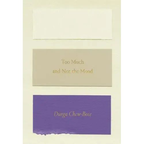 Too Much and Not the Mood: Essays