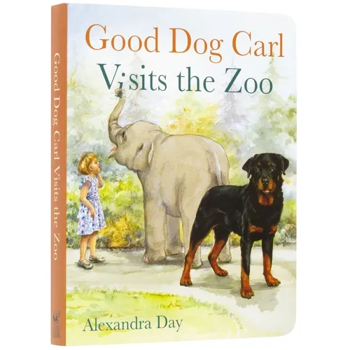 Good Dog Carl Visits the Zoo Board Book