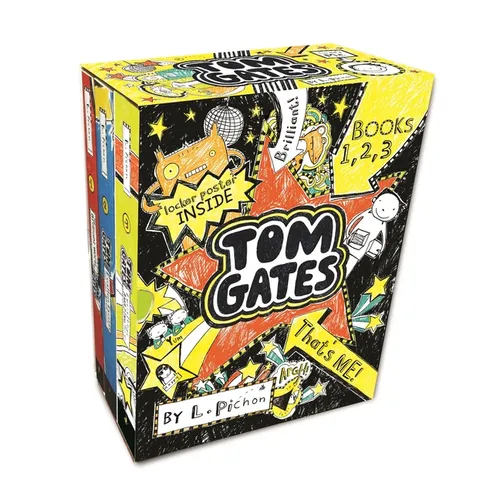 Tom Gates That's Me! (Books One, Two, Three): (Box Set of Funny Illustrated Chapter Books for Middle Grade Readers Ages 8-12)