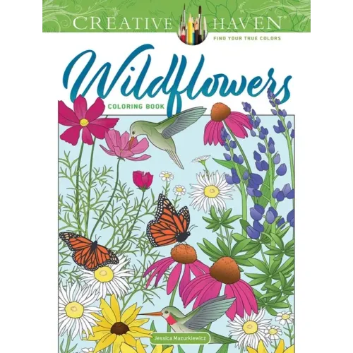 Creative Haven Wildflowers Coloring Book