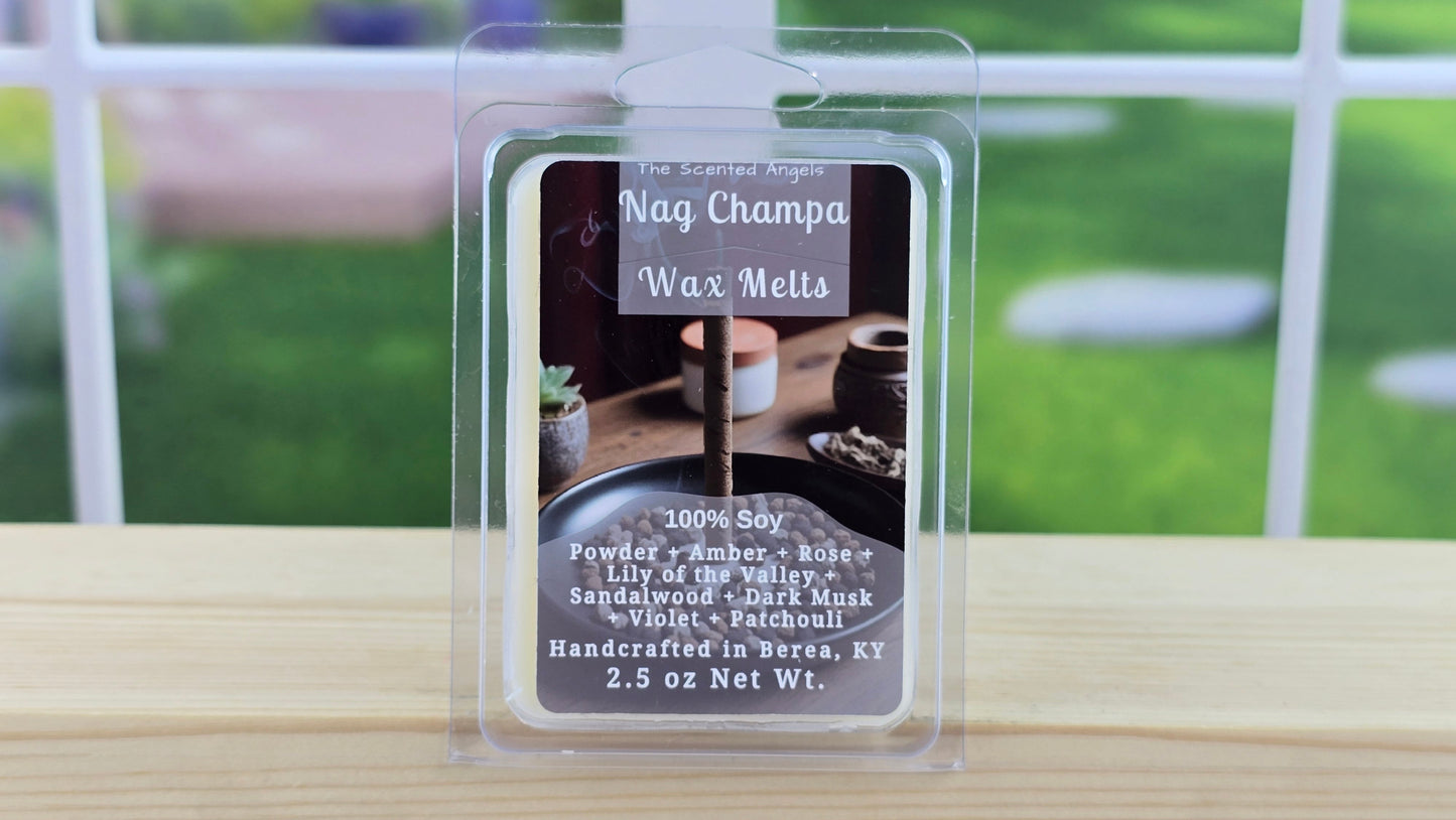 Nag Champa Soy Wax Melts (Clamshells & Squeezable Wax)