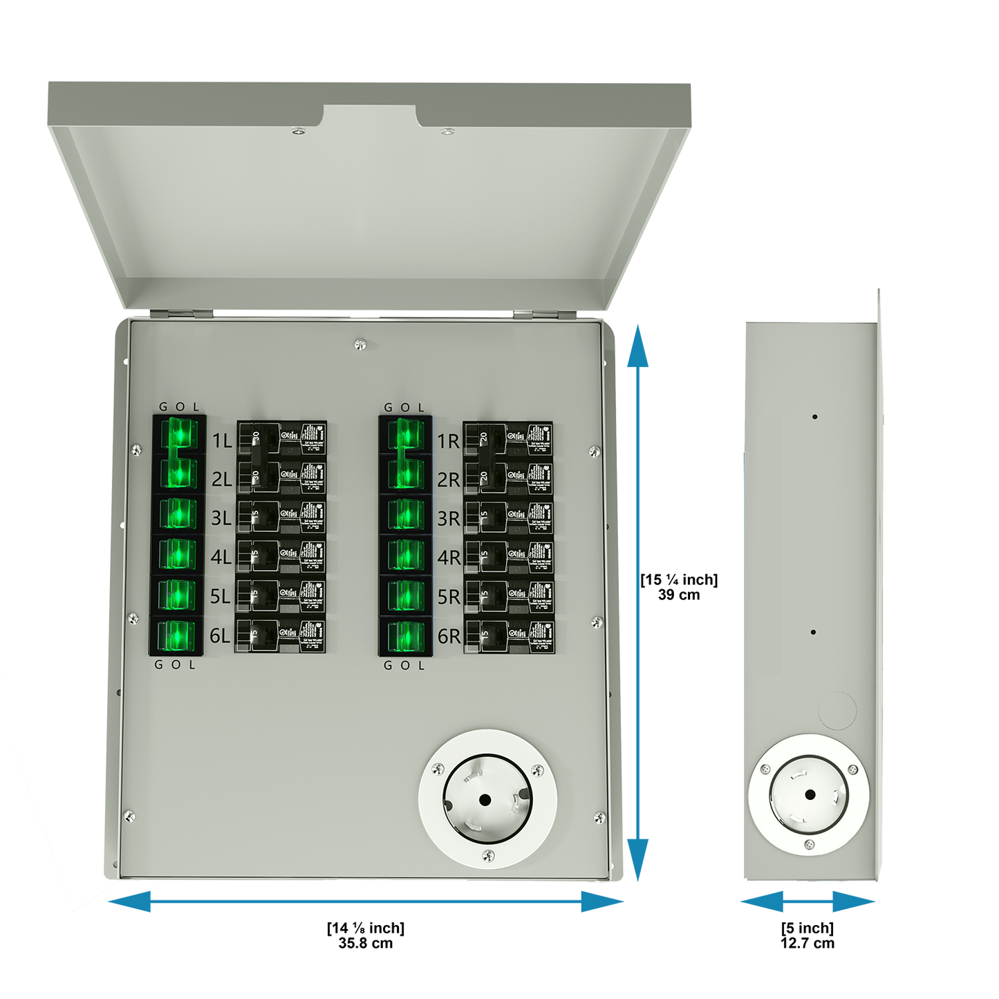 Powerhouse V2 Solar Generator and Transfer Switch