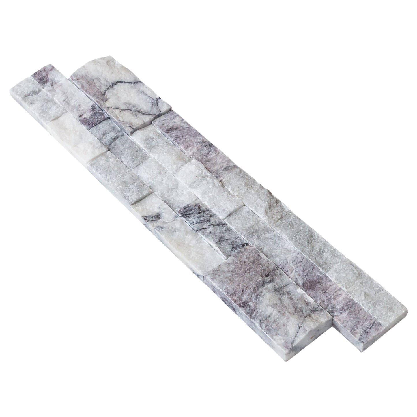 New York Ledger 3D Panel 6"x24" Natural Marble Wall Tile - Full Truckload