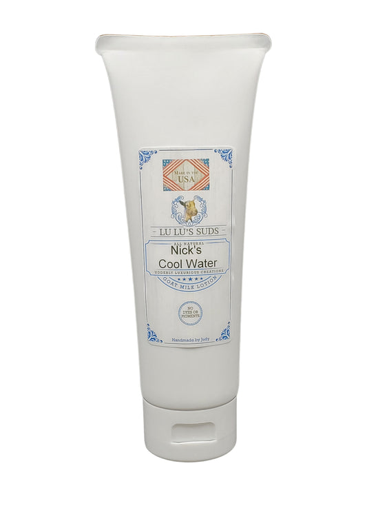 Nick's Cool Water Goat Milk Lotion 4 oz.