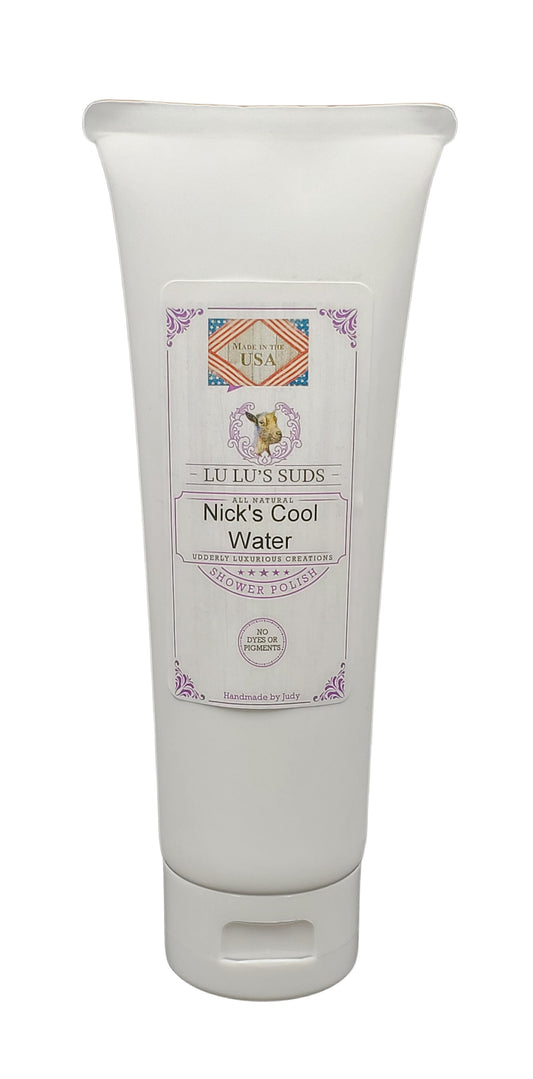 Nick's Cool Water Body Shower Polish 4 oz.