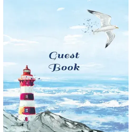 GUEST BOOK FOR VACATION HOME, Visitors Book, Beach House Guest Book, Seaside Retreat Guest Book, Visitor Comments Book.: HARDCOVER: Suitable for Beach