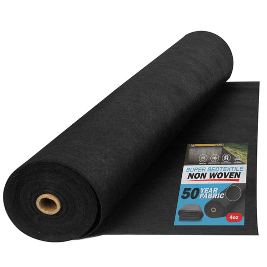 4 oz Non Woven Needle Punched Geotextile Filter Fabric - 50 Year Fabric