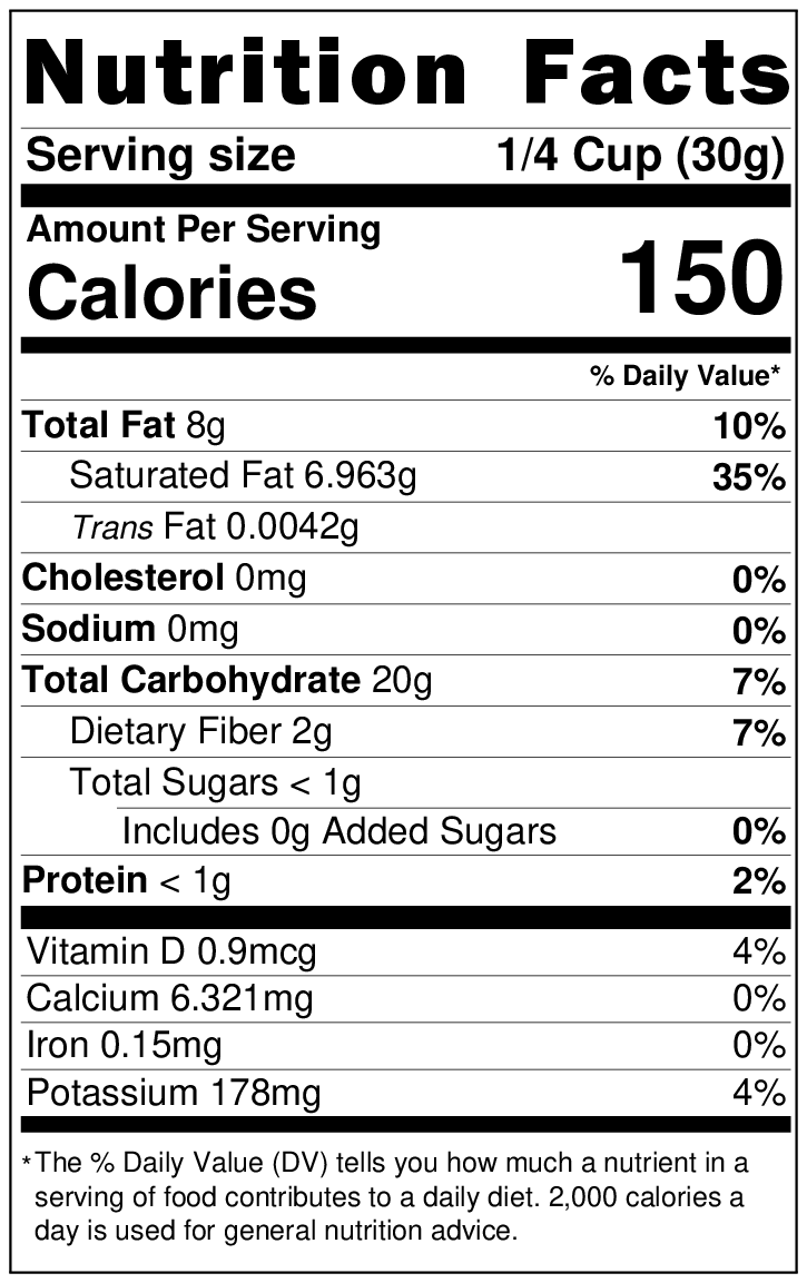 Banana Chips, Unsweetened