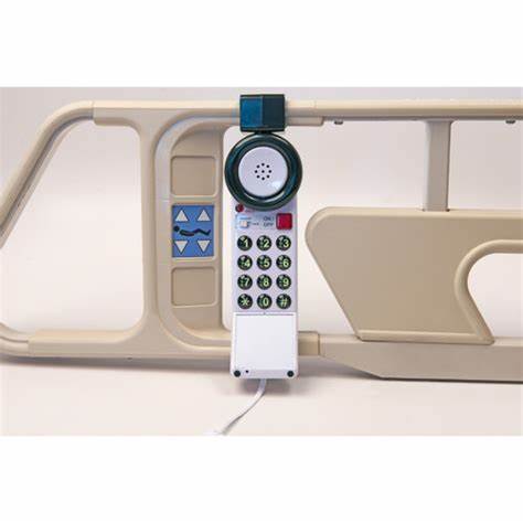 Med-Pat CL Bed Rail Clip for One-Piece Phones | Secure Mounting for Hospital Beds – Available in White, Black, and Beige