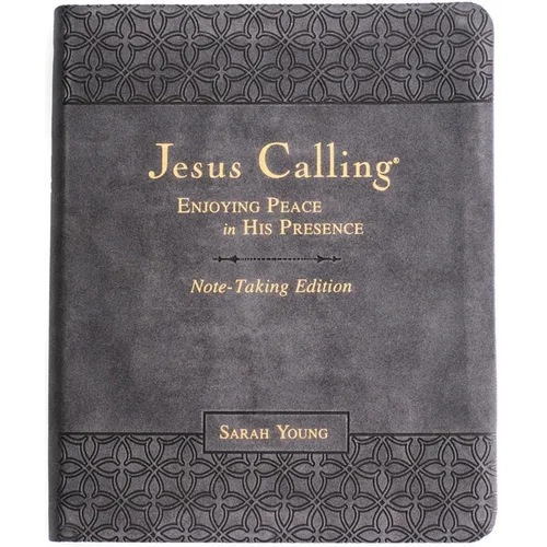Jesus Calling Note-Taking Edition, Leathersoft, Black, with Full Scriptures: Enjoying Peace in His Presence (a 365-Day Devotional and Prayer Journal)
