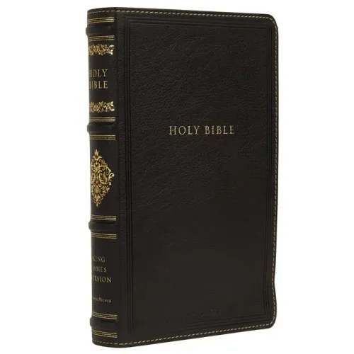 Kjv, Sovereign Collection Bible, Personal Size, Leathersoft, Black, Red Letter Edition, Comfort Print: Holy Bible, King James Version
