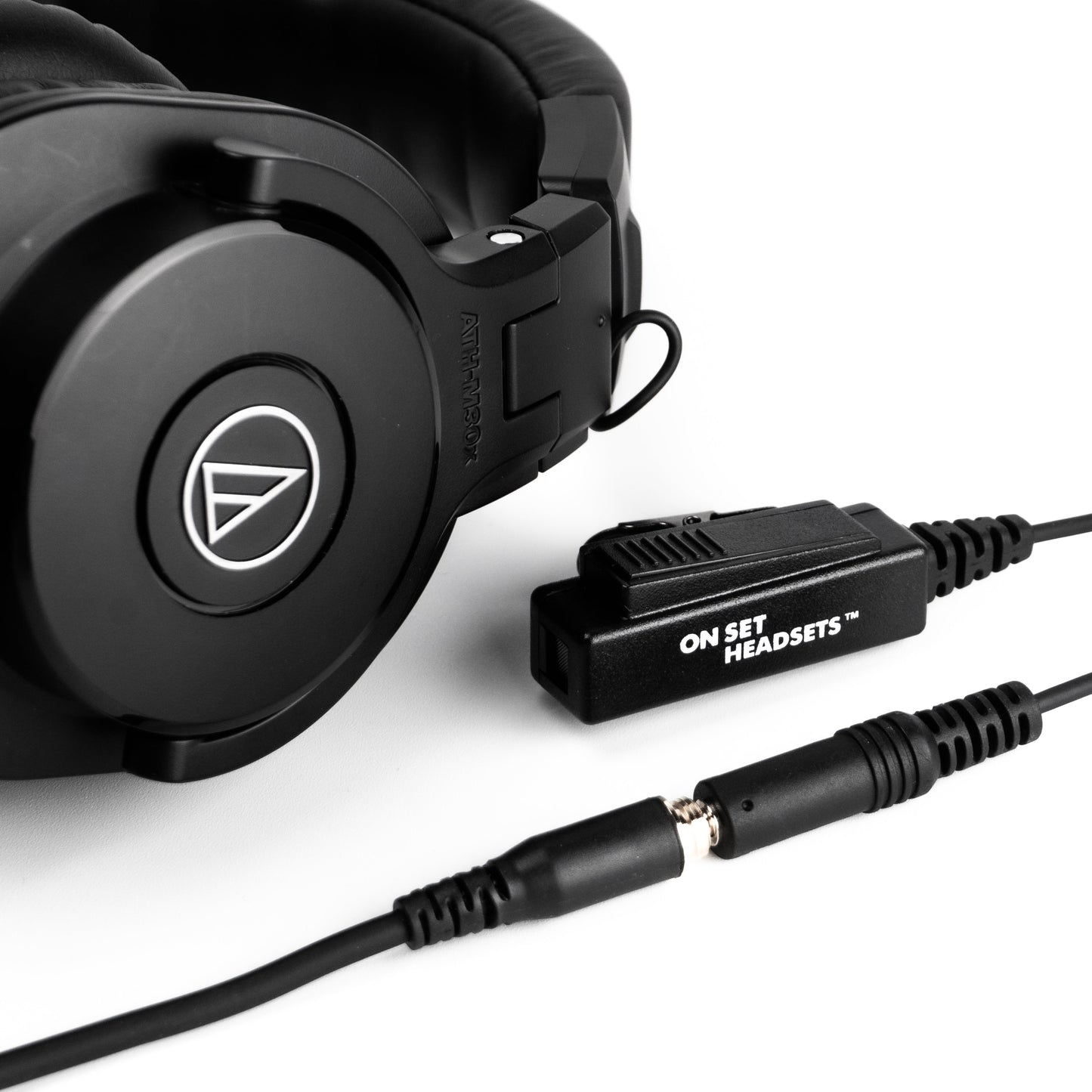 On Set Headsets™️FilmPro Y Motorola M1 2-Pin Compatible Connector (Black)