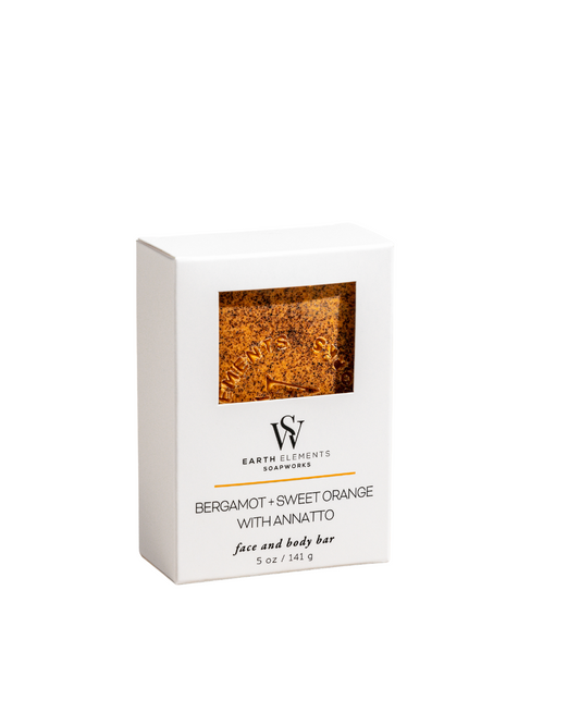 BERGAMOT + SWEET ORANGE WITH ANNATTO SOAP