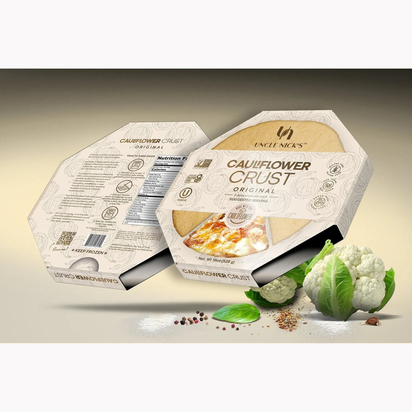 Cauliflower Crust - Original - Wholesale Case (12, two-packs)