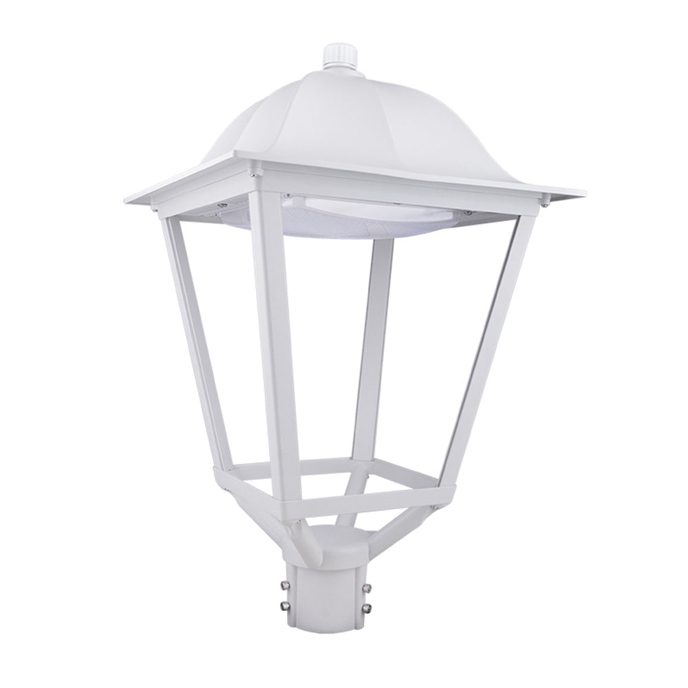 LED Lantern Post Top Pole Lights 30W/50W/75W Watt Tunable 3000K/4000K/5000K 100-277V Area Light for Garden Yard Road