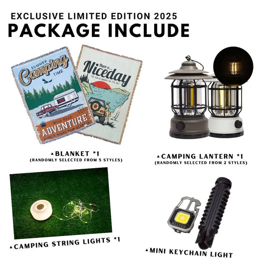 HYUGA New Year's Special Camping Gift Pack - 2025 Exclusive Limited Edition