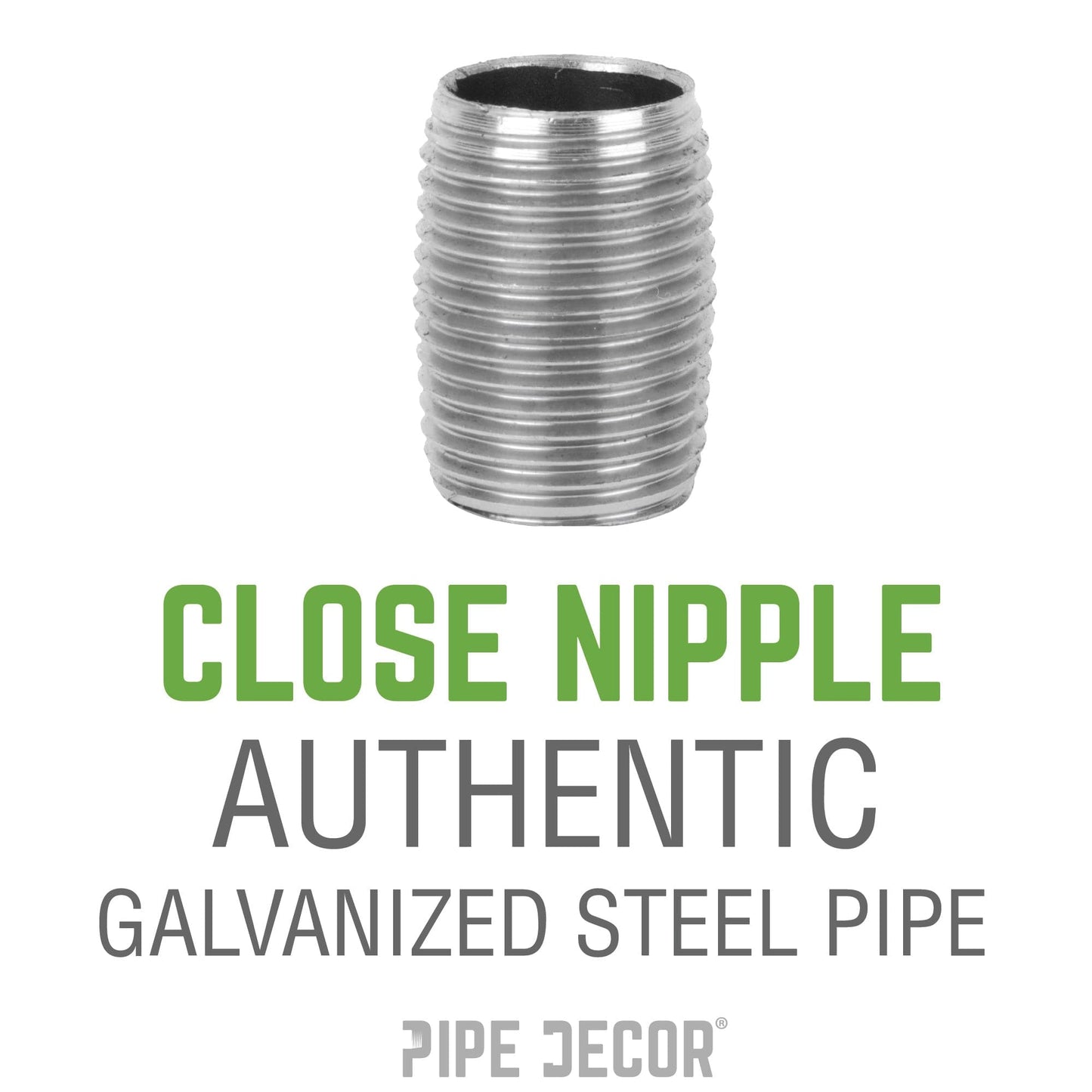1/4 in. x Close Galvanized Steel Nipple